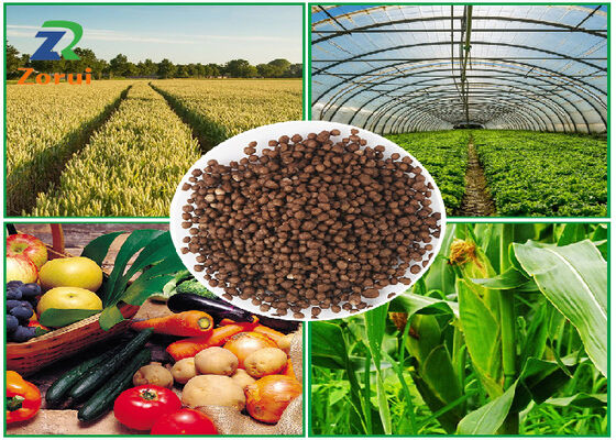 ভালো দাম সিএএস ৭৭৮৩-২৮-০ ডায়ামোনিয়াম ফসফ্যাট / ডিএপি ব্রাউন গ্রানুলস ফার্টিলাইজার এনপিকে ১৮-৪৬-০ ২১-৫৩-০ অনলাইন
